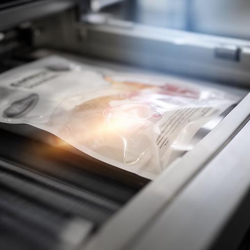 Vision system capturing a packaging defect on a production line